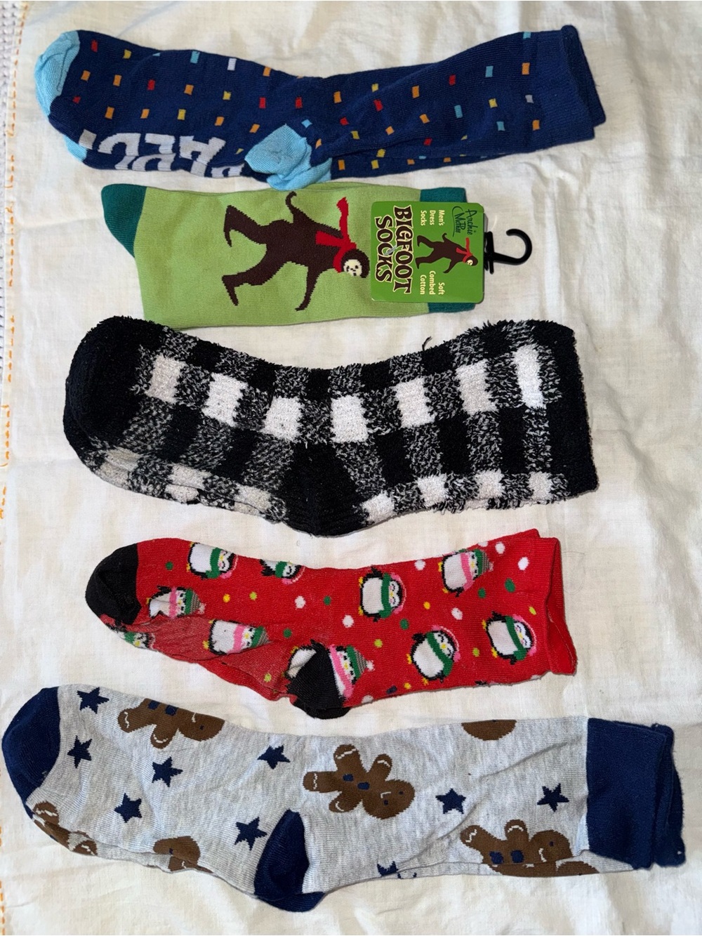 Various Socks - Red, Black, Navy, Green, Gray Variety Pack